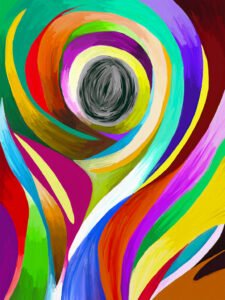 "Wraith" digital painting, 30 x 40 in max (76 x 102 cm max), 2013