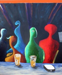 "Annabell's" oils on canvas, 48 x 56 in (122 x 142 cm), 2006
