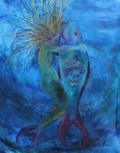 "Fish in the Sea" oils on canvas, 48 x 60 in (122 x 153 cm), 2007