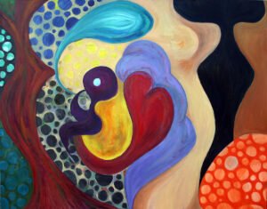"Intensity" oils on canvas, 48 x 56 in (122 x 142 cm), 2006
