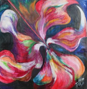 "Passion" oil on canvas, 48 x 48 in (122 x 122 cm), 1999