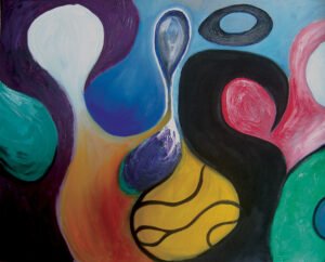 "Translation" oils on canvas, 36 x 24 in (91 x 61 cm), 2001